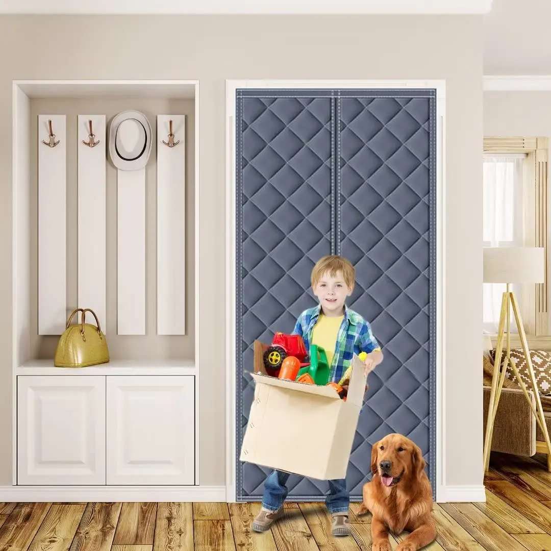 Winter Magnetic Door Curtain - countrycottagebarn