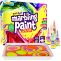 Marbling Paint Art Kit for Kids - Arts & Crafts Gifts for Girls & Boys Ages 6 - 12 Years Old - Easter Craft Kits Set - Paint Gift Ideas Activities Toys Age 6 7 8 9 10 Year Olds - Marble Painting Kits - countrycottagebarn