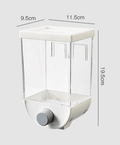 Wall - Mounted Kitchen Multi - Grain Sealed Jars - countrycottagebarn