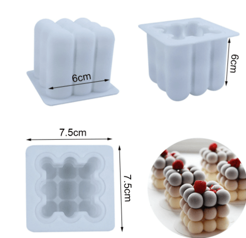 3D Bubble Molds (One Piece) - countrycottagebarn