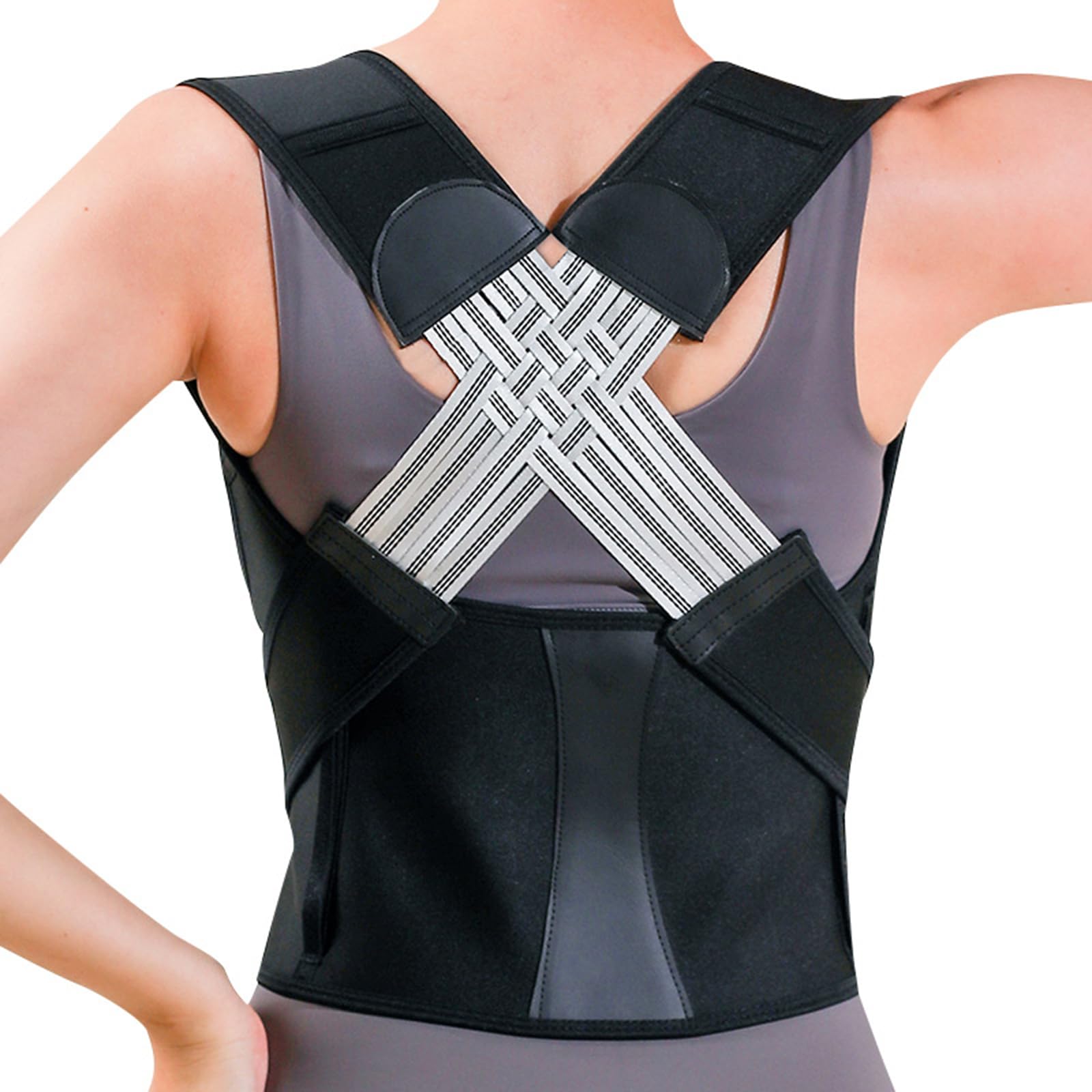 EVANUUI Posture Corrector for Men And Women Shoulder Straightener Posture Corrector Adjustable Full Back Support Upper and Lower Back Pain Relief - Scoliosis Hunchback Hump Thoracic (3XL) - countrycottagebarn