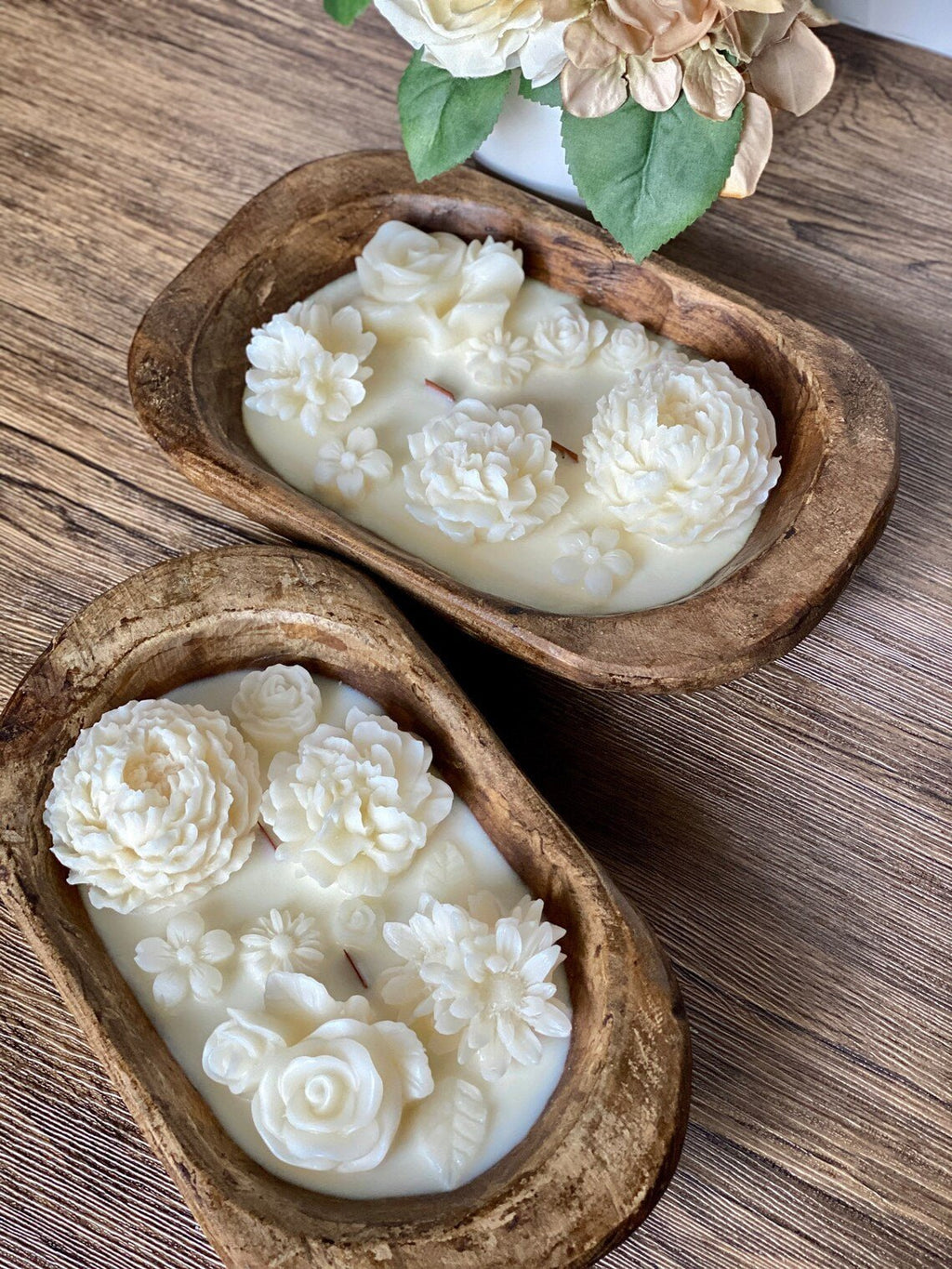 Botanical Garden Scented Dough Bowl Candle - countrycottagebarn