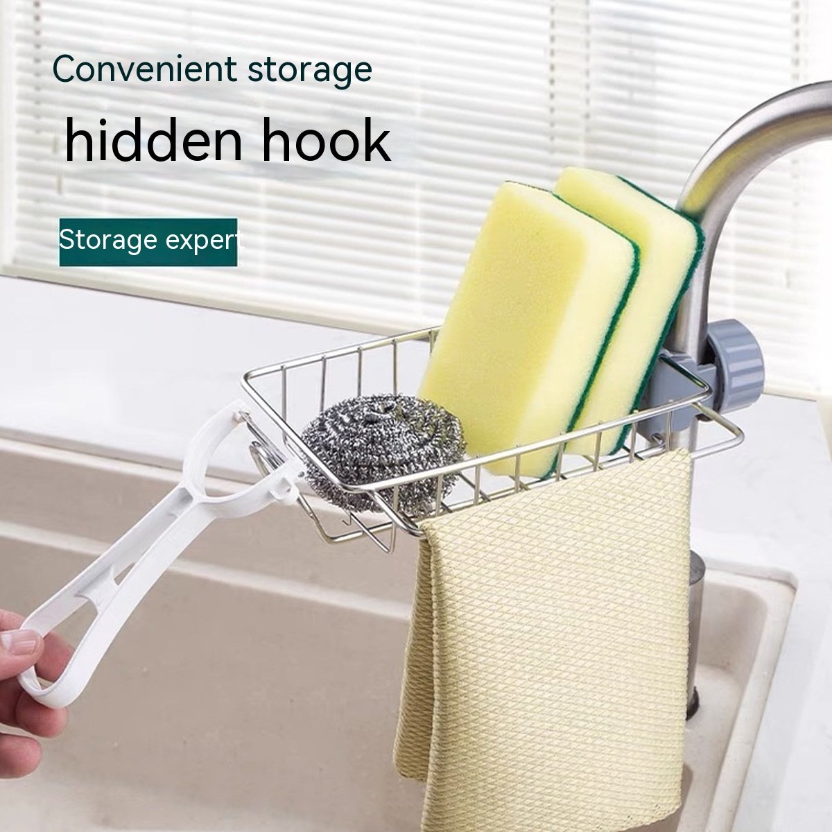 Faucet Hanging Storage Rack - countrycottagebarn