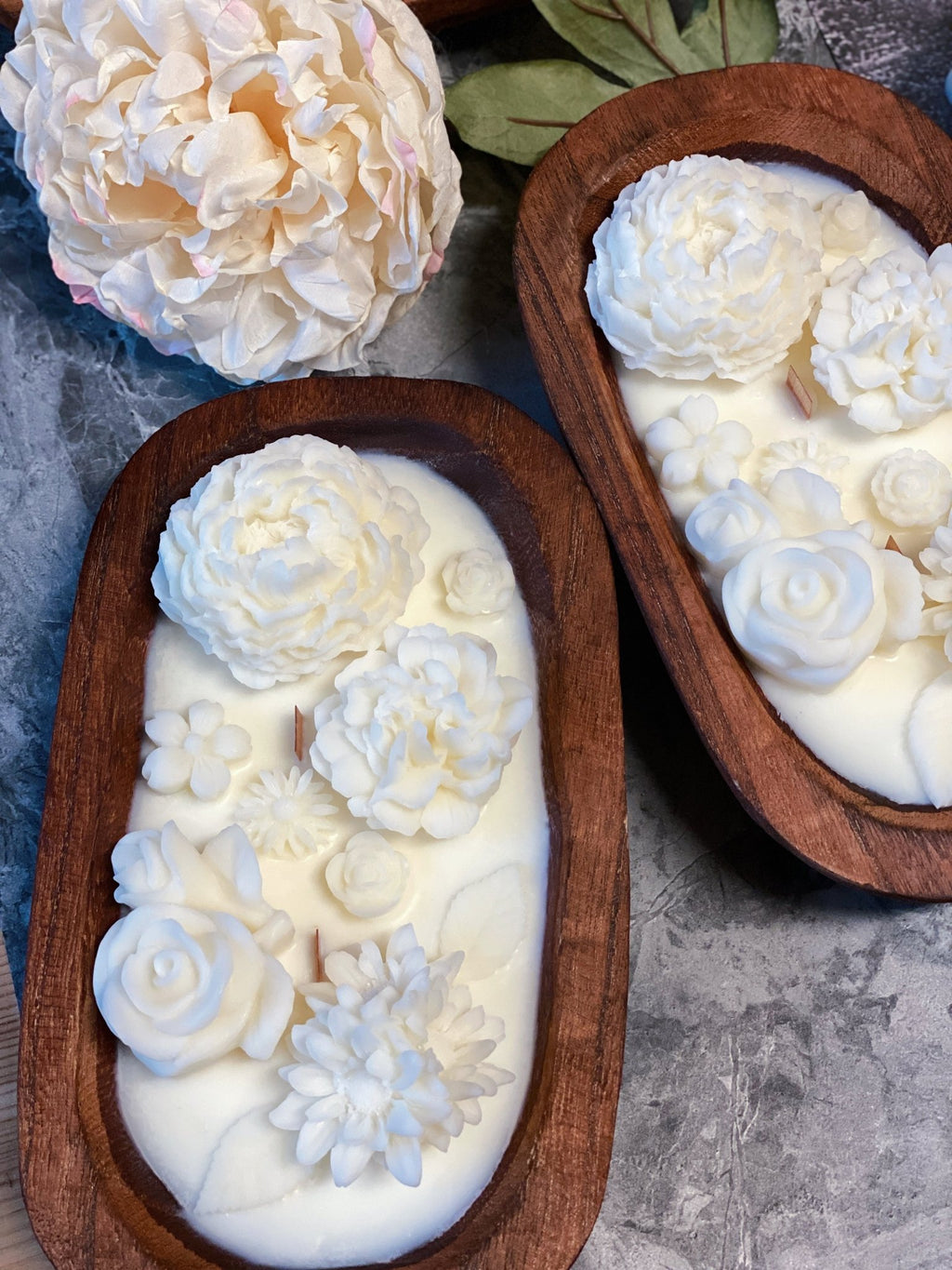 Botanical Garden Scented Dough Bowl Candle - countrycottagebarn