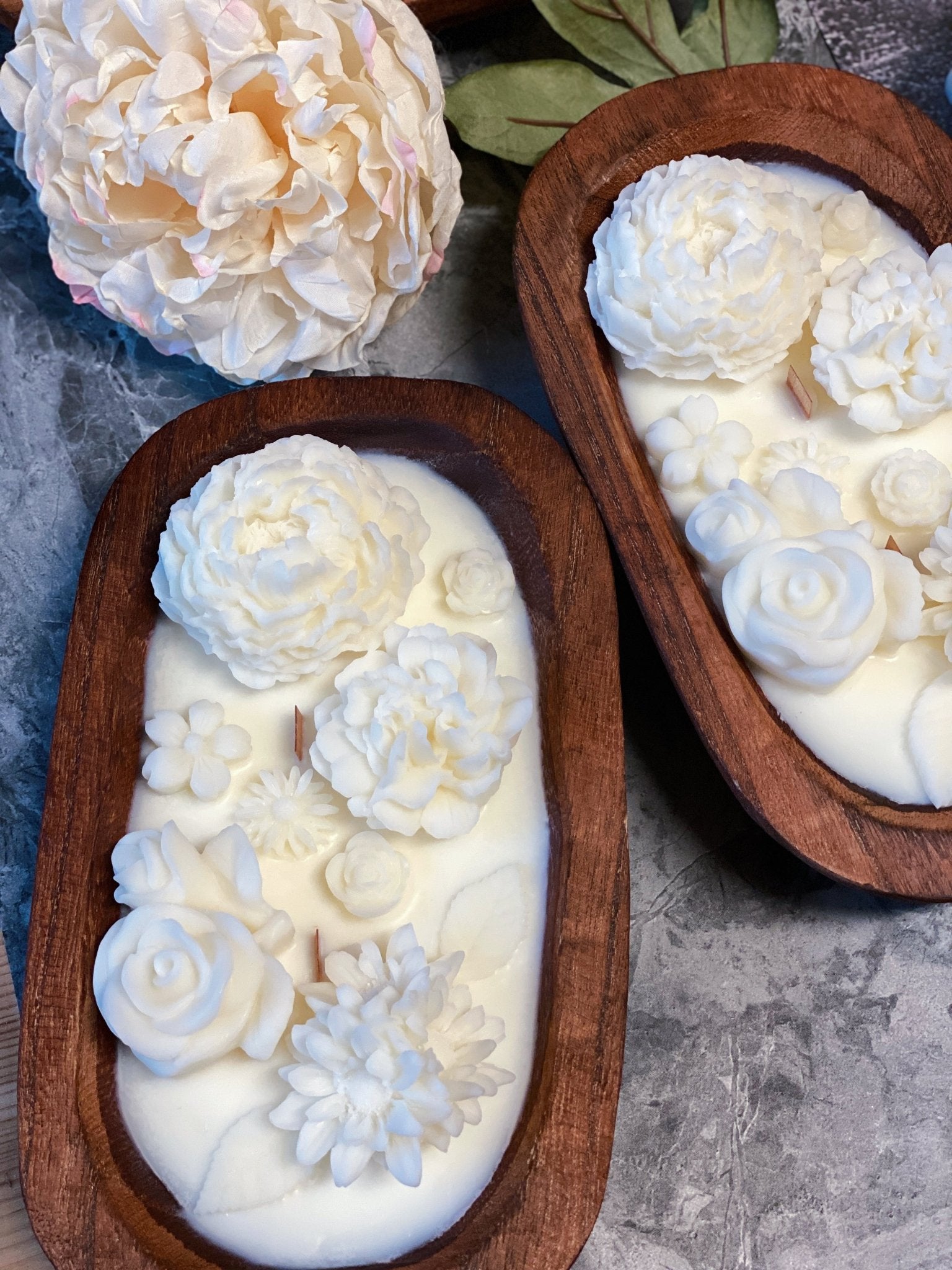Botanical Garden Scented Dough Bowl Candle - countrycottagebarn