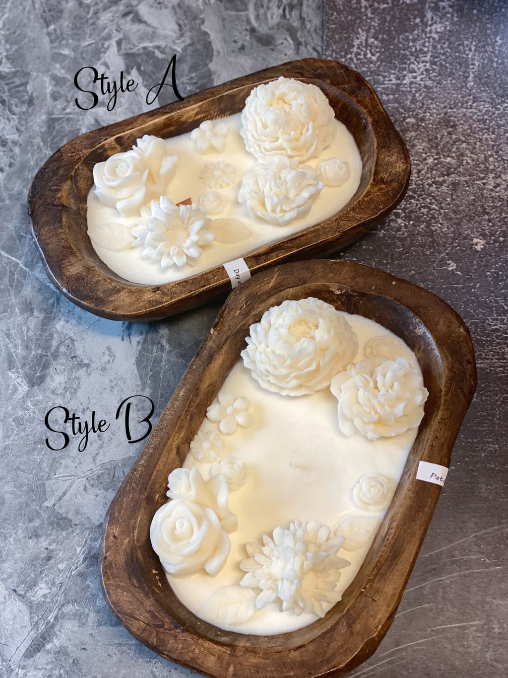 Botanical Garden Scented Dough Bowl Candle - countrycottagebarn