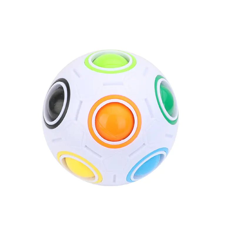 Rainbow Cube Ball Stress Toy - countrycottagebarn