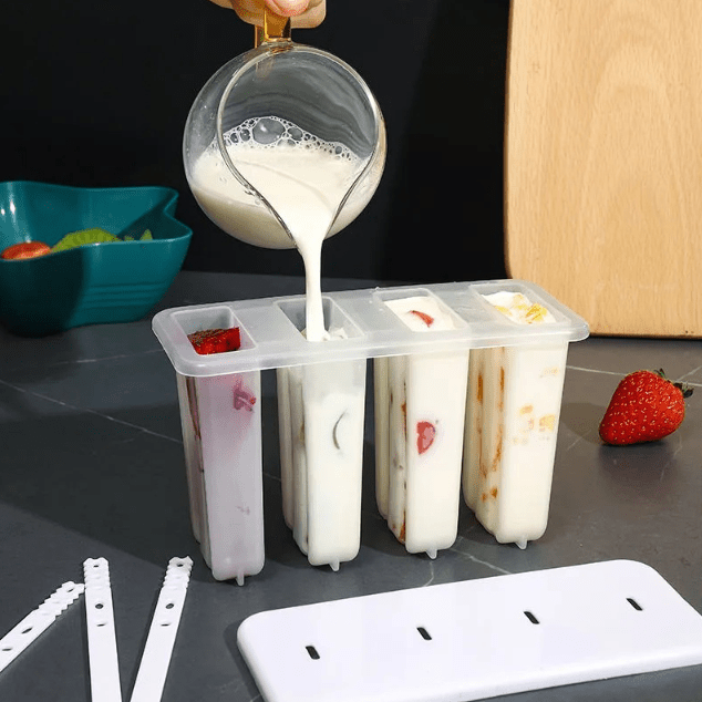 Classic Plastic Popsicle Molds (Set of 4) - countrycottagebarn