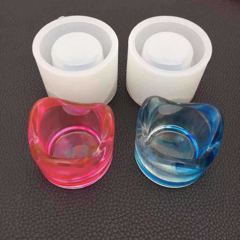 Crystal Epoxy Molds, Silicone Mold, Candle Holder - countrycottagebarn