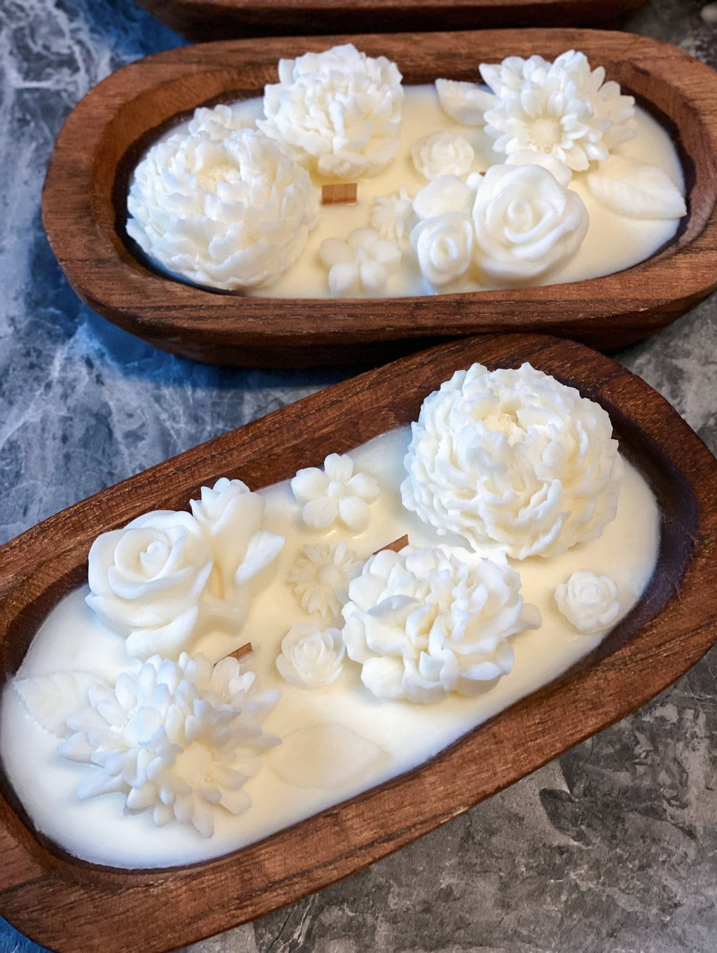 Botanical Garden Scented Dough Bowl Candle - countrycottagebarn