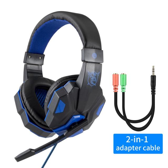 Led Light Wired Gamer Headset - countrycottagebarn