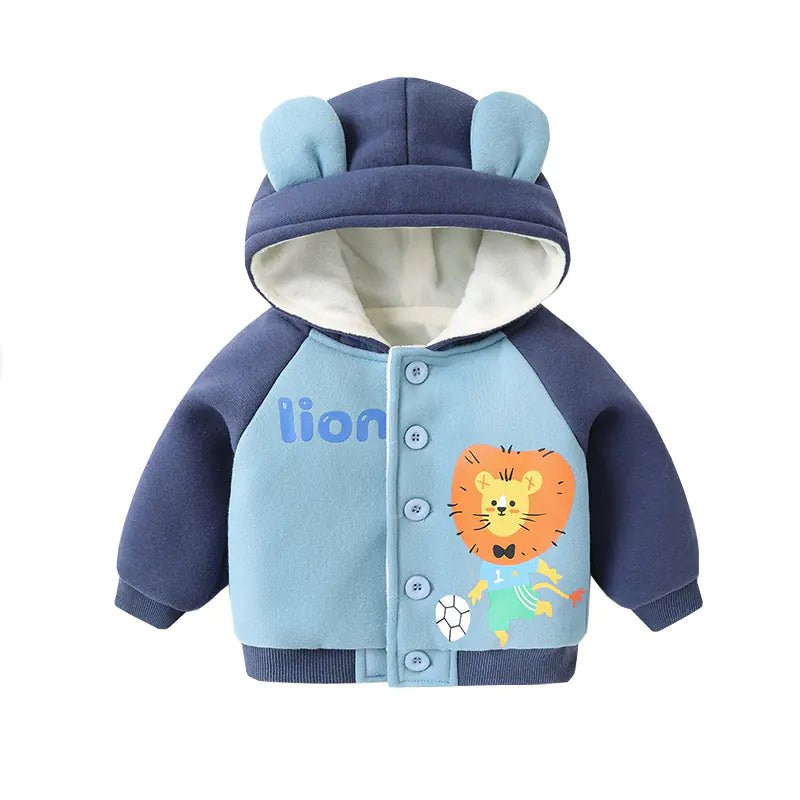 Baby Fleece Hooded Jacket for Boys and Girls Winter - countrycottagebarn