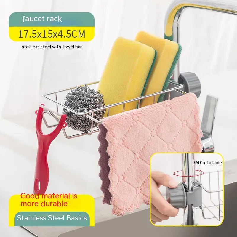 Faucet Hanging Storage Rack - countrycottagebarn
