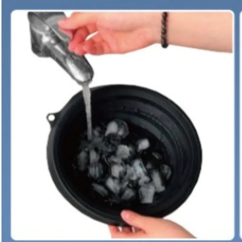 Collapsible Silicone Ice Basin - countrycottagebarn