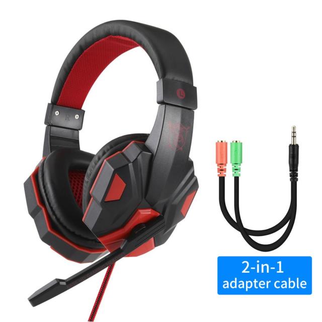 Led Light Wired Gamer Headset - countrycottagebarn