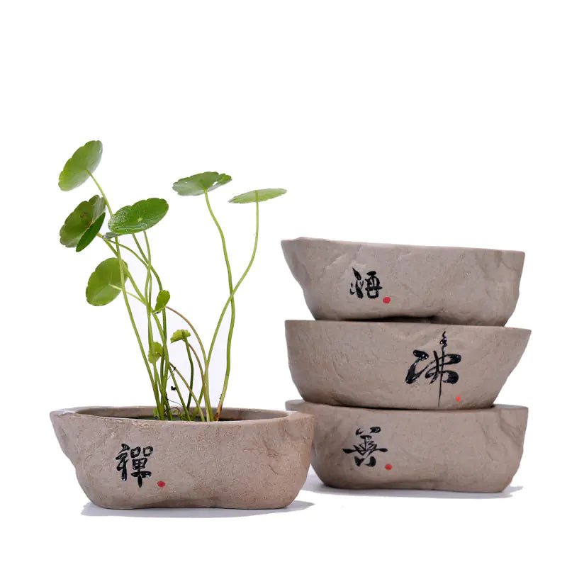 Creative Retro Stoneware Hydroponic Flower Pot - countrycottagebarn