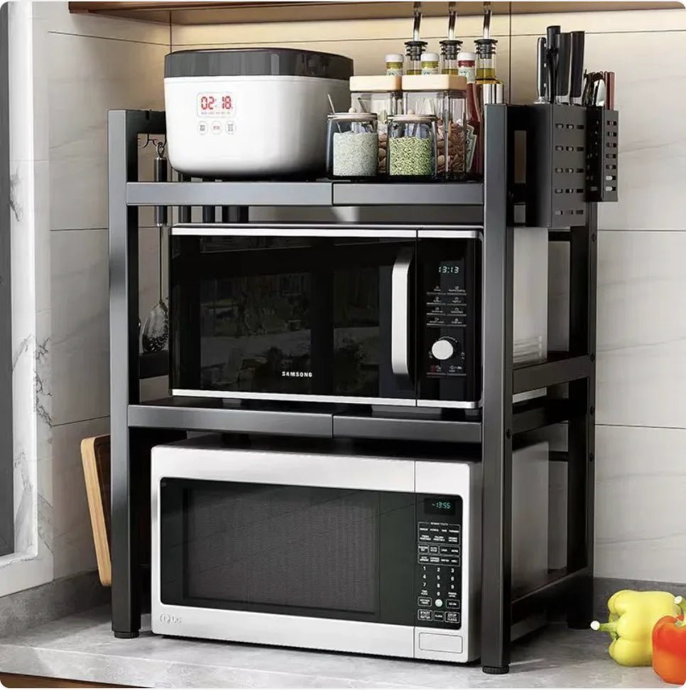 Retractable Microwave Oven Shelf - countrycottagebarn