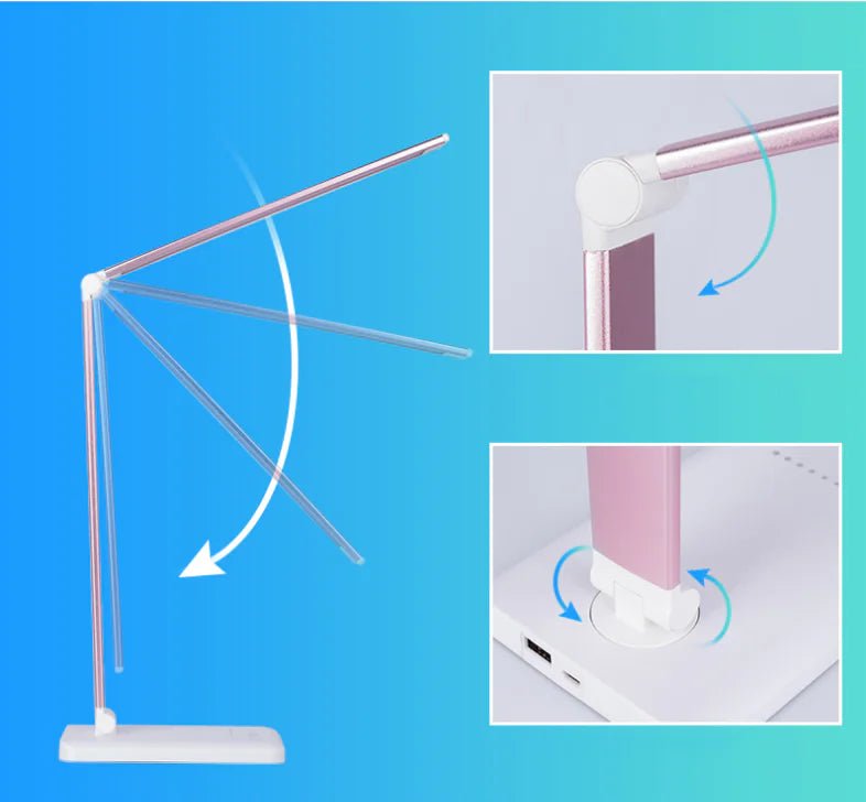 5 - Level Adjustable LED Desk Lamp - countrycottagebarn