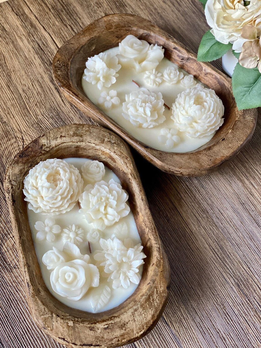 Botanical Garden Scented Dough Bowl Candle - countrycottagebarn
