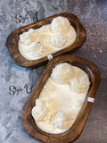Botanical Garden Scented Dough Bowl Candle - countrycottagebarn