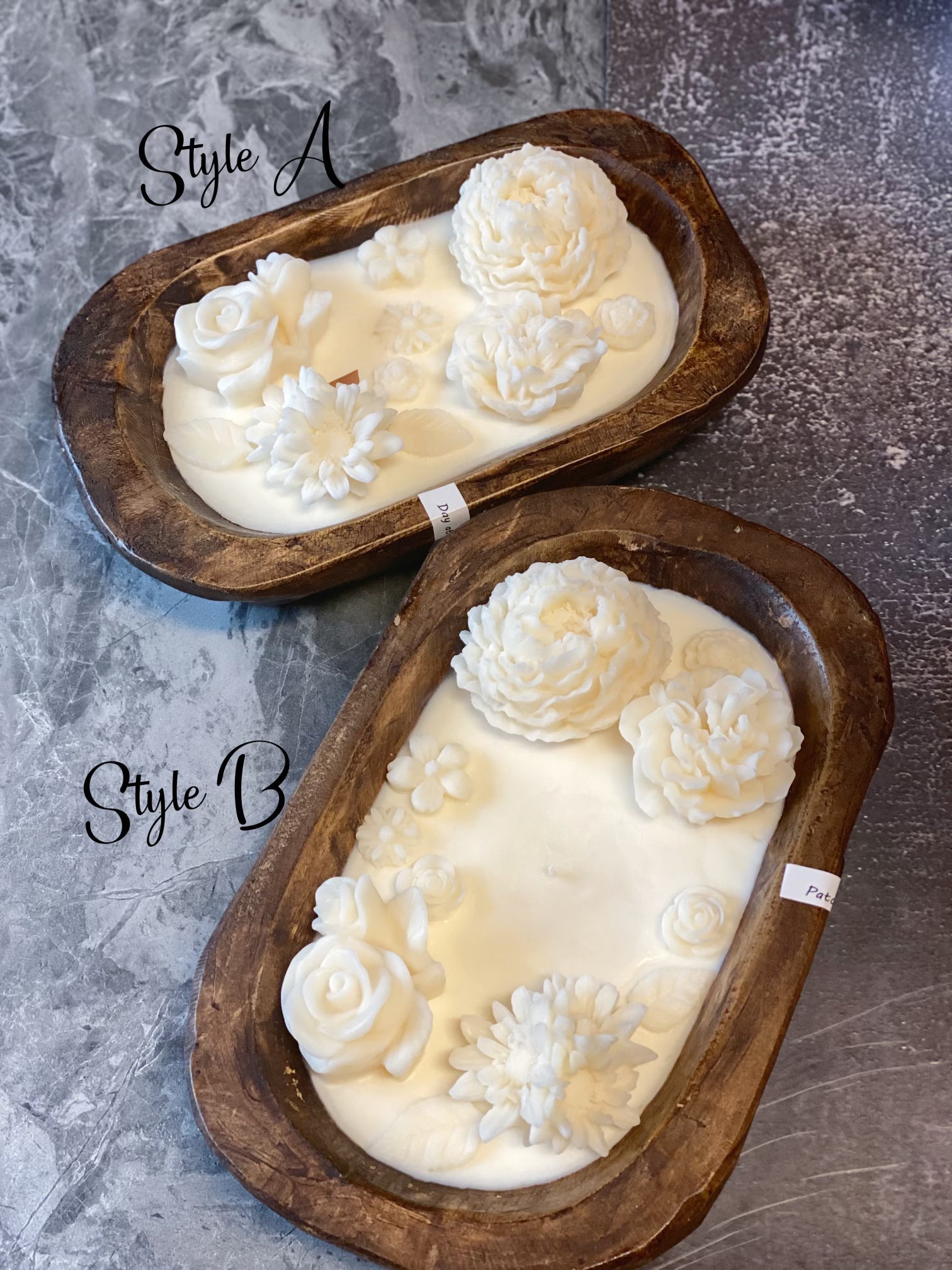 Botanical Garden Scented Dough Bowl Candle - countrycottagebarn