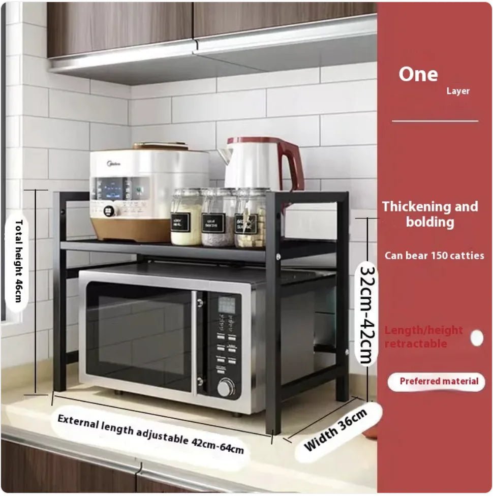 Retractable Microwave Oven Shelf - countrycottagebarn