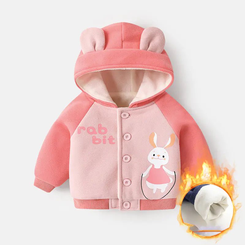 Baby Fleece Hooded Jacket for Boys and Girls Winter - countrycottagebarn