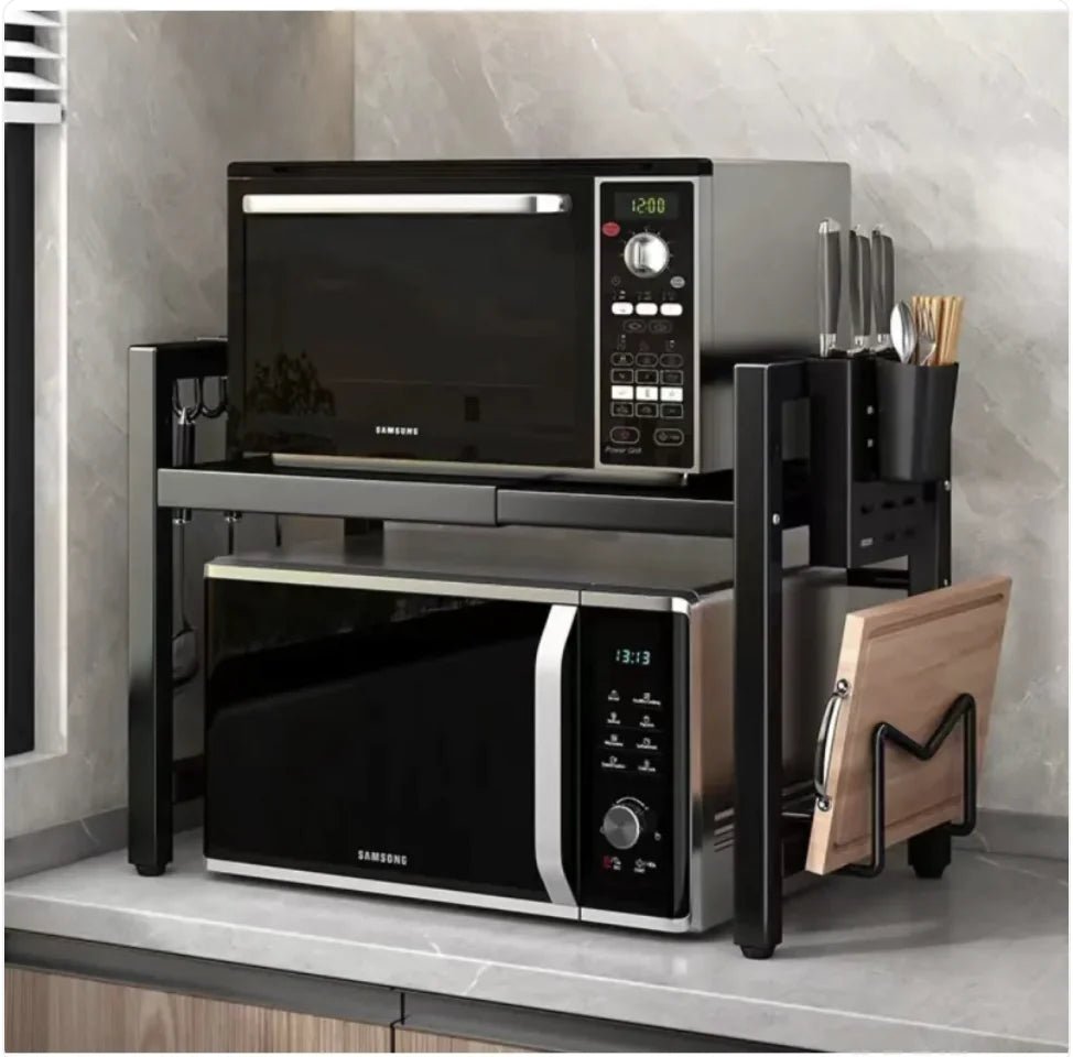 Retractable Microwave Oven Shelf - countrycottagebarn